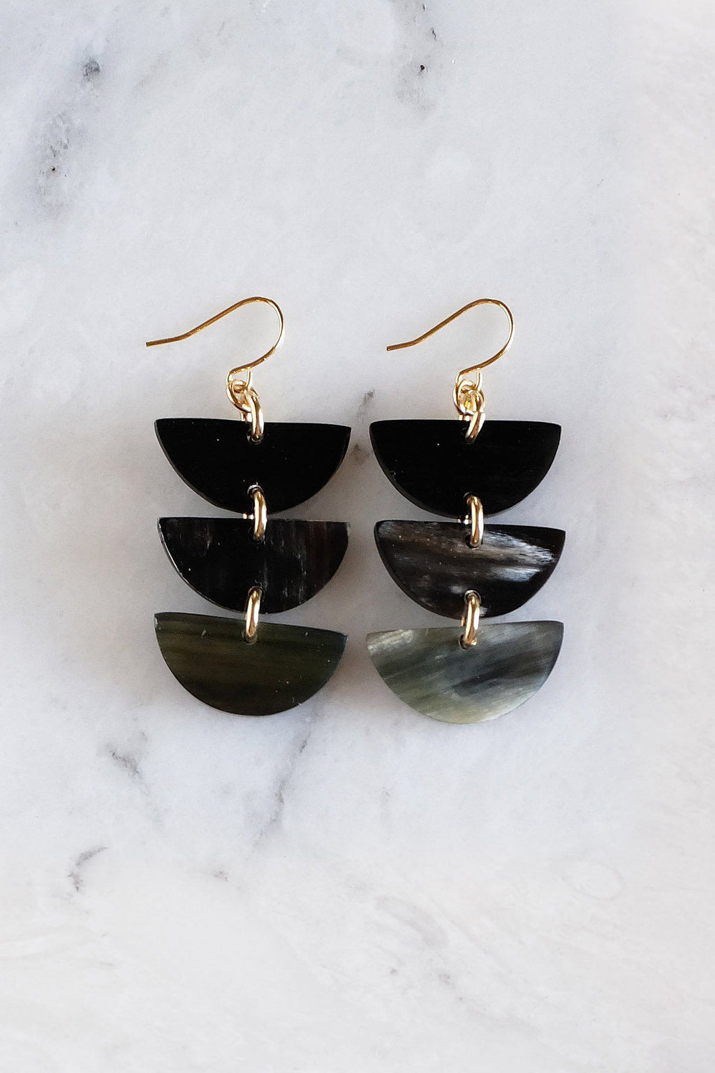 Aquaterra Crescent Drop Earrings