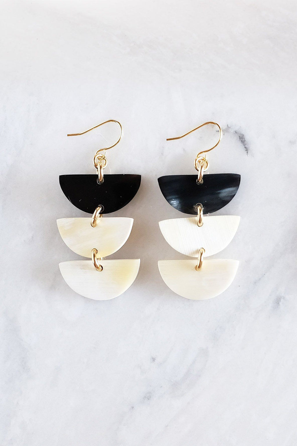 Aquaterra Crescent Drop Earrings