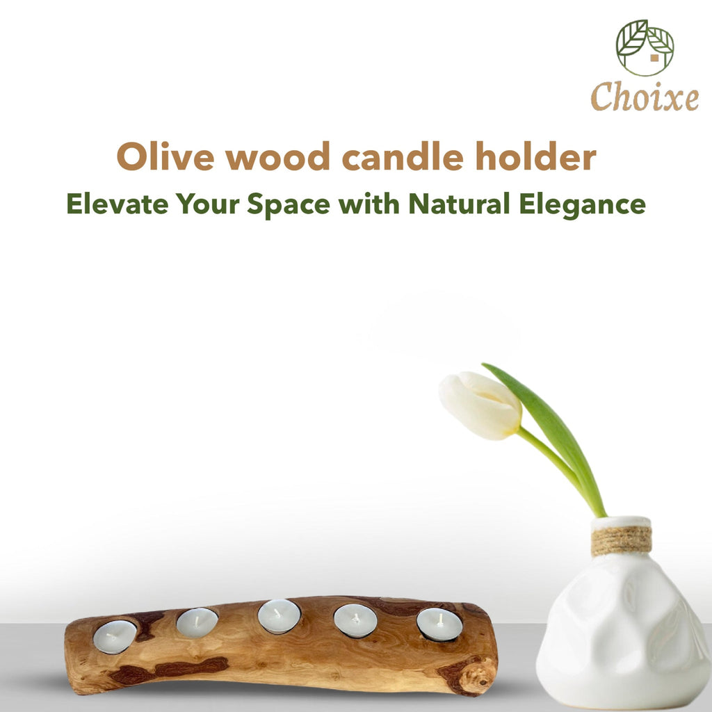 Olive Trinity Tea Candle Holder