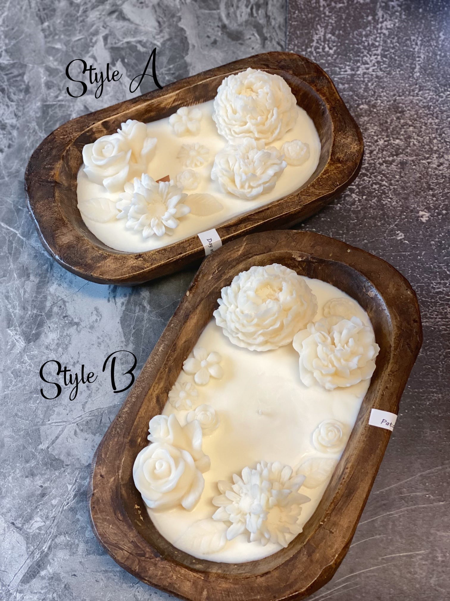 Ember & Aether Carved Florals Candle