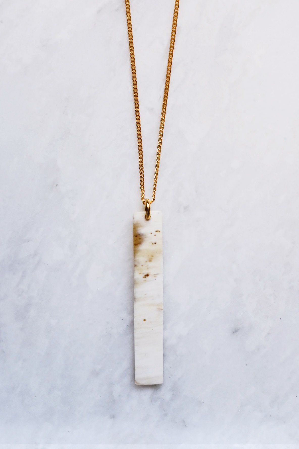 Aquaterra Column Pendant Necklace