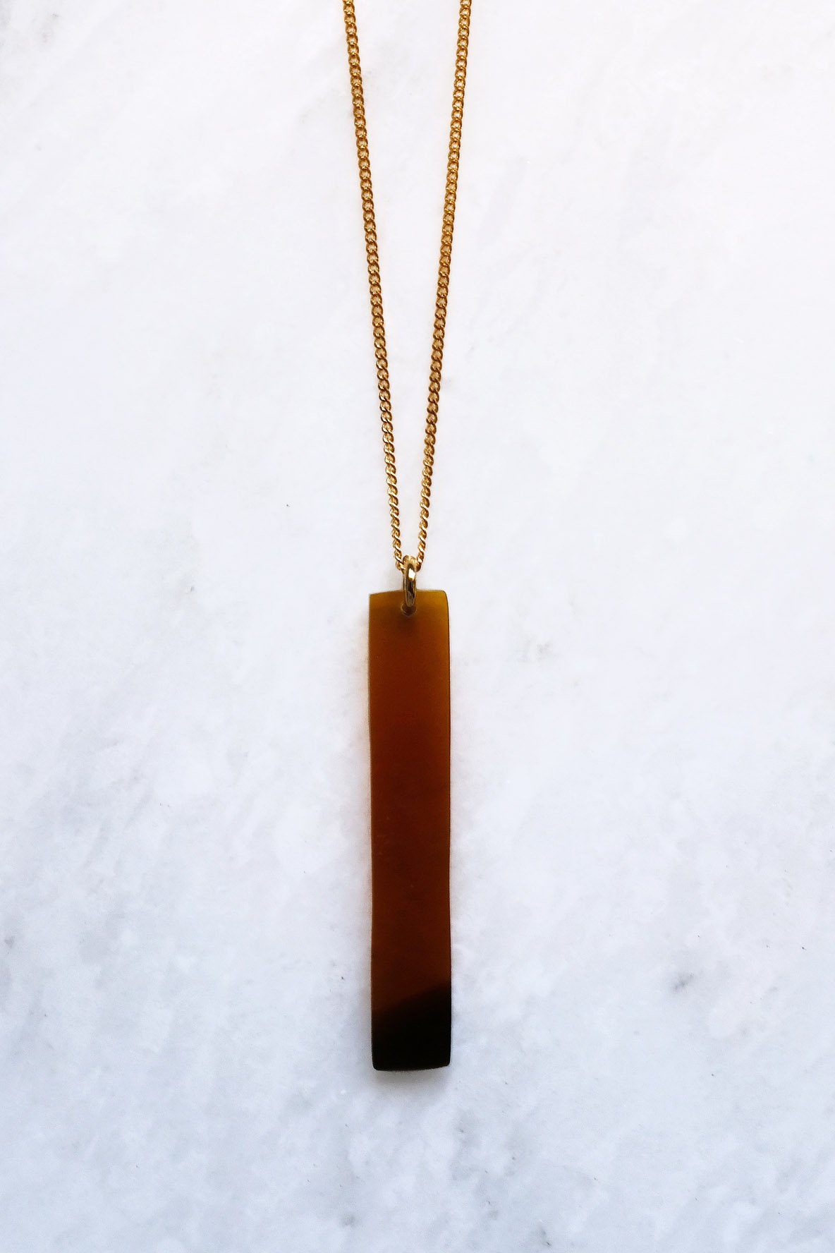 Aquaterra Column Pendant Necklace