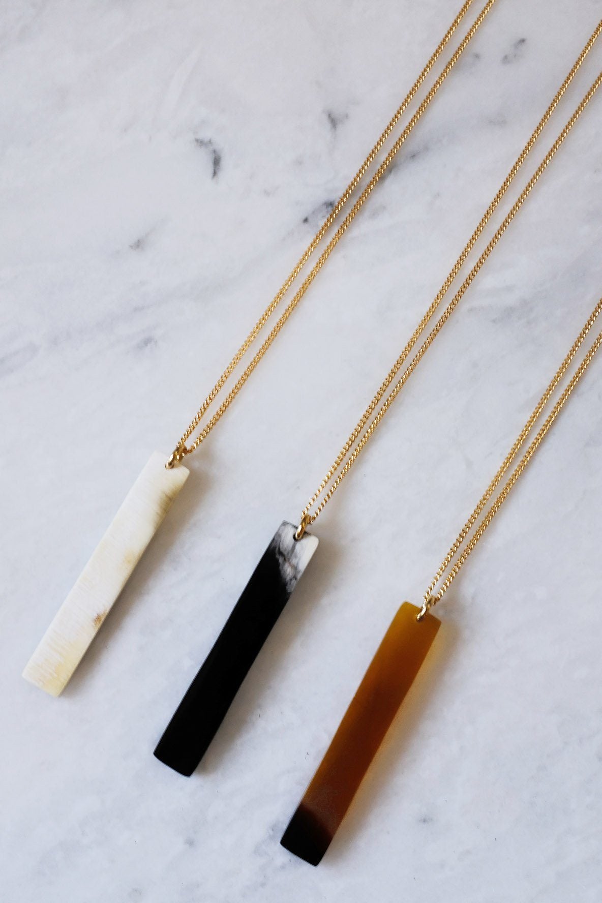 Aquaterra Column Pendant Necklace