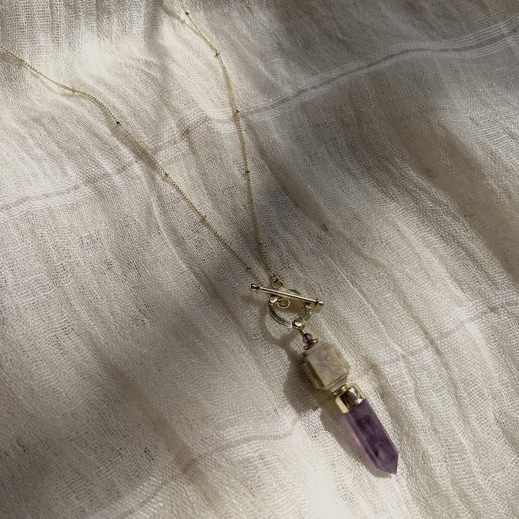 Amethyst Talisman Necklace