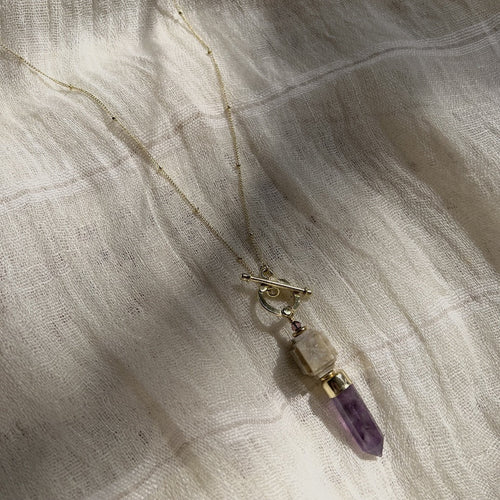 Amethyst Talisman Necklace