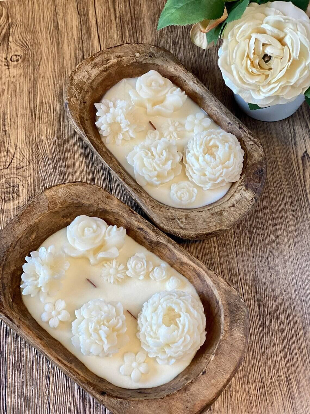Ember & Aether Carved Florals Candle