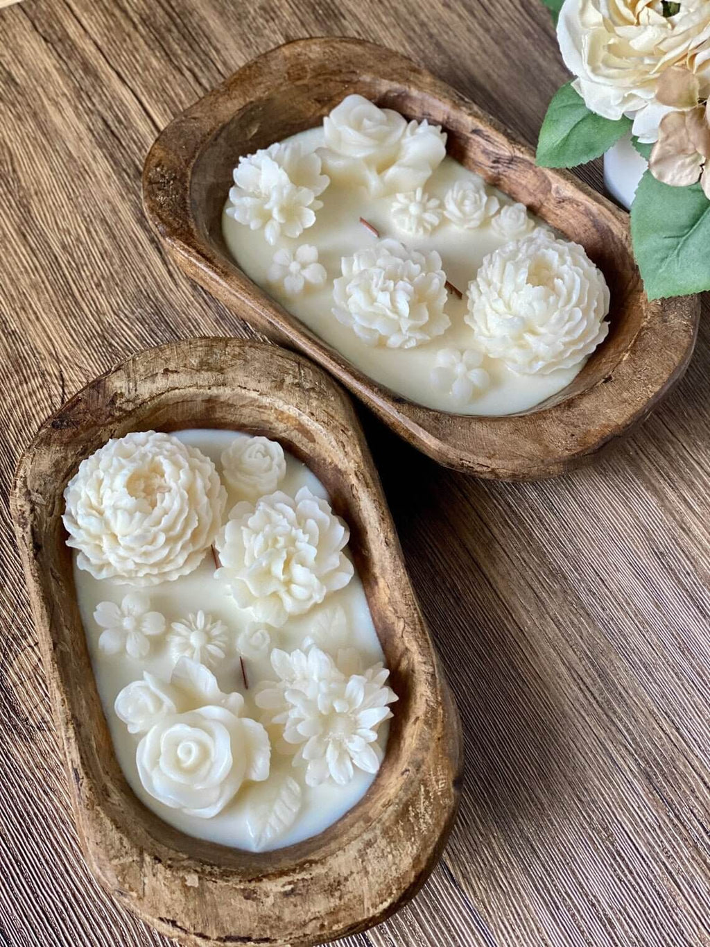 Ember & Aether Carved Florals Candle