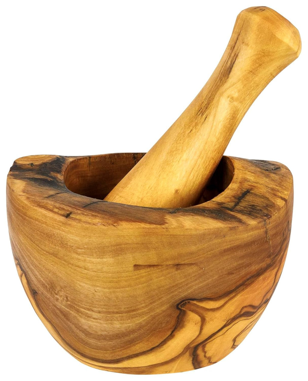 Olivewood Alchemist Mortar & Pestal